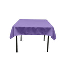 36"x36" SQUARE POLY POPLIN TABLECLOTH