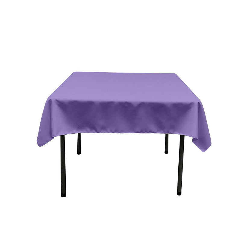 42" Square Polyester Poplin Tablecloth / Overlay/ Party Supply.