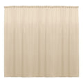 Backdrop Drape Curtain 10 Feet Wide x 15 Feet High, Polyester Poplin SEAMLESS 1 Panel.