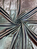 LIQUID METALLIC LAME FOIL SPANDEX FABRIC (by the yard)