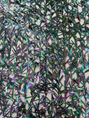 SWORD SEQUIN MESH FABRIC (By The Yard)