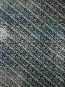 Snake Design Shattered Glass Nylon Spandex Fabric, 4-Way Stretch, by The Yard.