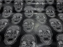 3D SKULL VINYL FABRIC (By The Yard )