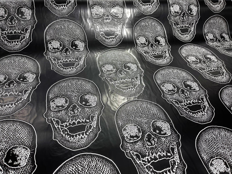 SKULL VINYL (By The Yard )