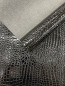 Shiny Alligator 3D Embossed Vinyl Fabric, 54" Wide Upholstery Crafting Accessories Applications