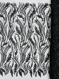 Luxury Festival Beaded Vine Lace Fabric, by The Yard.