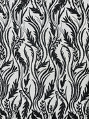 Luxury Festival Beaded Vine Lace Fabric, by The Yard.