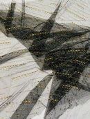 Glitter Rhinestone Fabric Invisible Mesh by The Yard.