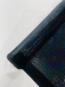 Geometric Foil Velvet Stretch, by The Yard.