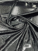 ILLUSION FOIL SNAKE STRETCH VELVET FABRIC (by the yard)