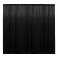 Backdrop Drape Curtain 10 Feet Wide x 15 Feet High, Polyester Poplin SEAMLESS 1 Panel.