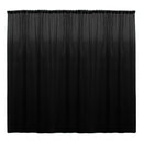 Backdrop Drape Curtain 10 Feet Wide x 6 Feet High, Polyester Poplin SEAMLESS 1 Panel.