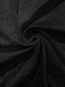 FLORAL NYLON STRETCH LACE (by the yard)