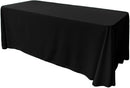 86" X 108" Rectangular Seamless Polyester Poplin Tablecloth, for Party/Wedding Tablecloth