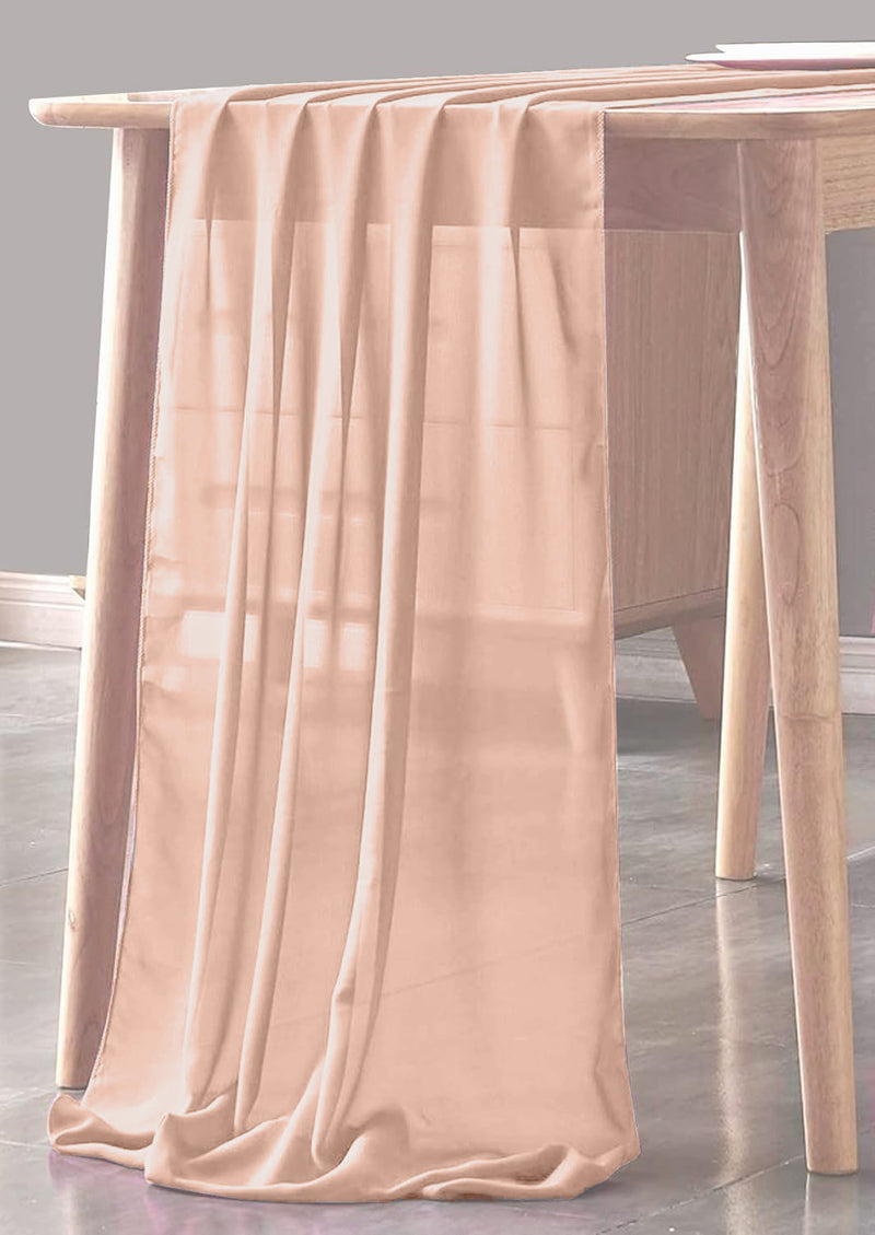 CHIFFON SHEER TABLE RUNNER (14" inches x 120" inches)