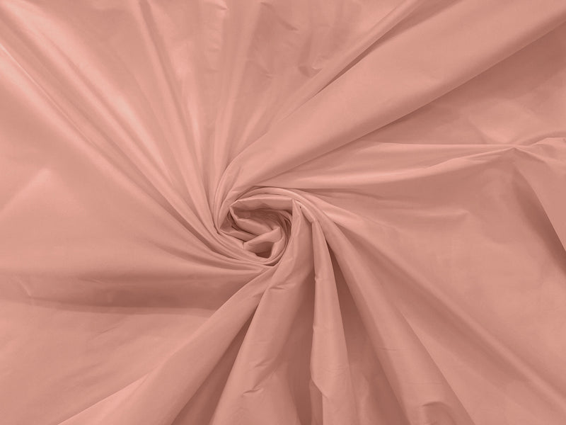 Blush Pink - 100% Polyester Imitation Silk Taffeta Fabric 55" Wide/Costume/Dress/Cosplay/Wedding.