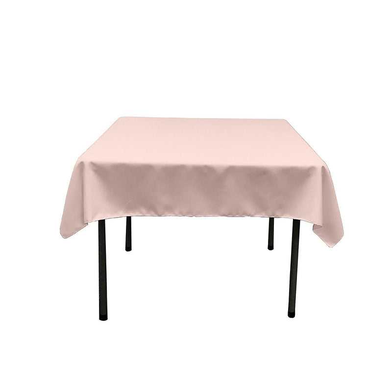 48" Square Polyester Poplin Tablecloth / Overlay/ Party Supply.