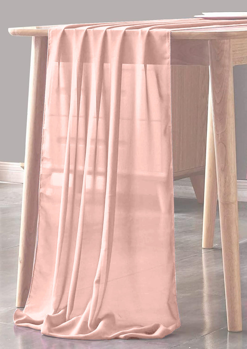 CHIFFON SHEER TABLE RUNNER (14" inches x 120" inches)