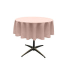 36" ROUND POLY POPLIN SEAMLESS TABLECLOTH