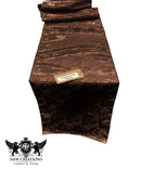 Jacquard Satin Roses Runner, Party Supply / Wedding / Decoration (14" Wide x 72" Long).