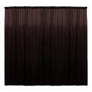 Backdrop Drape Curtain 10 Feet Wide x 15 Feet High, Polyester Poplin SEAMLESS 1 Panel.