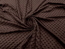 MINKY DIMPLE DOT FABRIC (by the yard)