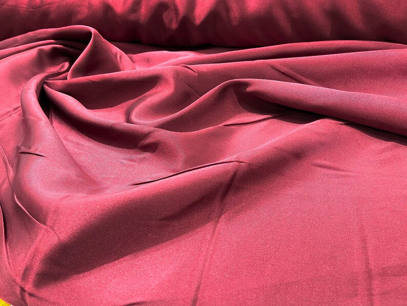 58" Poly Mikado Taffeta Fabric, Classic, Sold By The Yard.