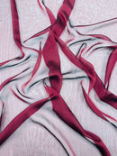 Chiffon Two Tone Sheer Fabric, by The Yard.