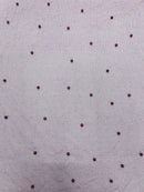 Pearl Glitter Studded Mesh, 2-Way Stretch Shimmer Mesh Fabric, Sold by the yard.