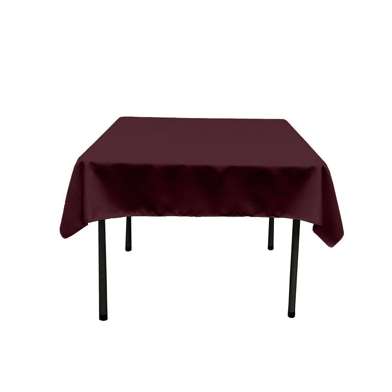 45"x45" SQUARE POLY POPLIN TABLECLOTH