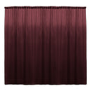 Backdrop Drape Curtain 10 Feet Wide x 9 Feet High, Polyester Poplin SEAMLESS 1 Panel.