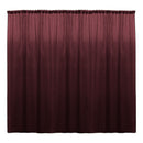 Backdrop Drape Curtain 10 Feet Wide x 9 Feet High, Polyester Poplin SEAMLESS 1 Panel.
