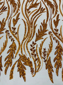 Luxury Festival Beaded Vine Lace Fabric, by The Yard.