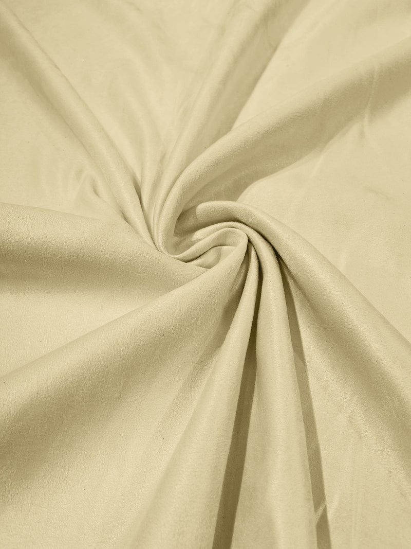 Butter Faux Suede Polyester Fabric | Microsuede | 58" Wide.