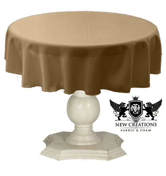 TABLECLOTH DULL BRIDAL SATIN (51" Round)