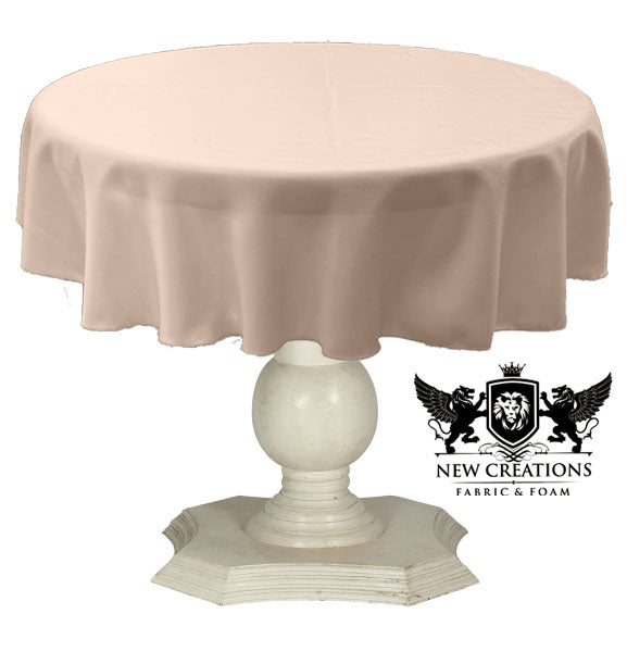 TABLECLOTH DULL BRIDAL SATIN (51" Round)