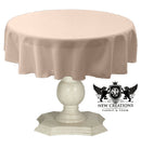 TABLECLOTH DULL BRIDAL SATIN (48" Round)