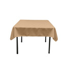 36"x36" SQUARE POLY POPLIN TABLECLOTH