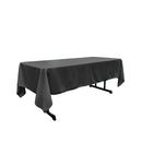 60" X 84" Rectangular Polyester Poplin Tablecloth