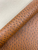Classic Ostrich Upholstery Vinyl Fabric / Faux Leather Accessories Crafting Apparel Upholstery Vinyl Fabric 54" Wide.