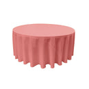 132" ROUND POLY POPLIN TABLECLOTH