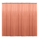 Backdrop Drape Curtain 10 Feet Wide x 6 Feet High, Polyester Poplin SEAMLESS 1 Panel.