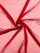 Chiffon Two Tone Sheer Fabric, by The Yard.