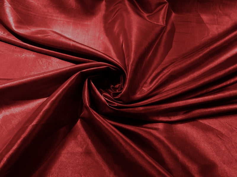 Cranberry Solid Taffeta Fabric/ Taffeta Fabric By the Yard/ Apparel, Costume, Dress, Cosplay, Wedding.