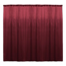 Backdrop Drape Curtain 10 Feet Wide x 9 Feet High, Polyester Poplin SEAMLESS 1 Panel.