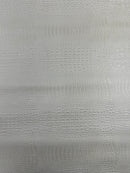 Crocodile Marine Vinyl 2 tone Upholstery, Crocodile Skin Texture Faux Leather PVC Vinyl, 54" Wide.