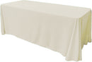 86" X 108" Rectangular Seamless Polyester Poplin Tablecloth, for Party/Wedding Tablecloth