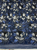 HABISCOUS SEQUIN STRETCH MESH FABRIC (By The Yard)