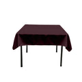 42" Square Polyester Poplin Tablecloth / Overlay/ Party Supply.