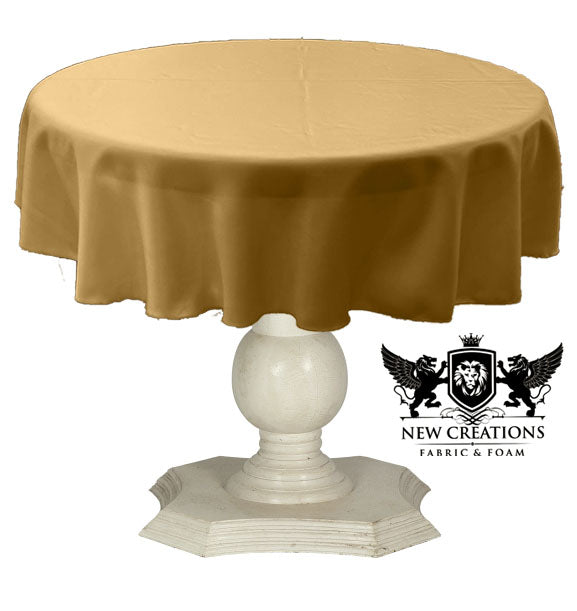 TABLECLOTH DULL BRIDAL SATIN (36" Round)